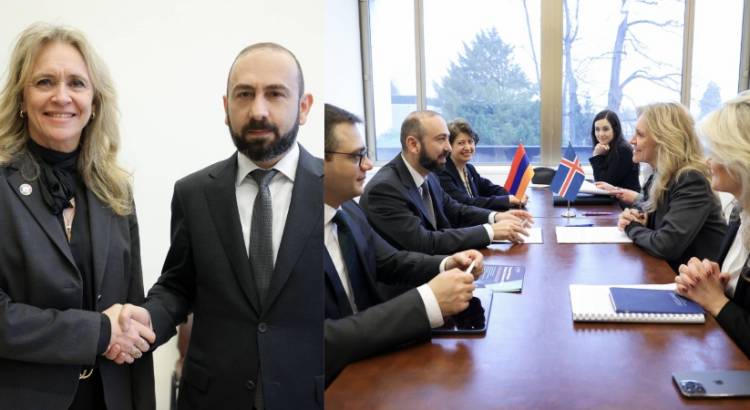 Արարատ Միրզոյաը հանդիպել է Իսլանդիայի ԱԳ նախարար Թորգերդուր Կատրին Գուննարսդոտիրին