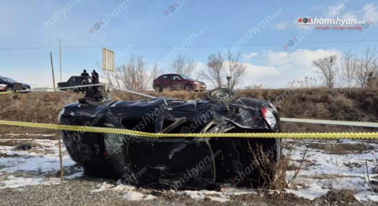 «Lada» է կողաշրջվել, 1 մարդ մաhացել է, 1-ը՝ վիրավnրվել․ Shamshyan