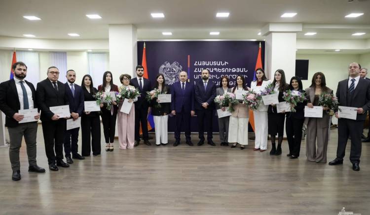Արարատ Միրզոյանը մի քանի դիվանագետի շնորհել է ՀՀ ԱԳՆ 2-րդ աստիճանի պատվո մեդալ