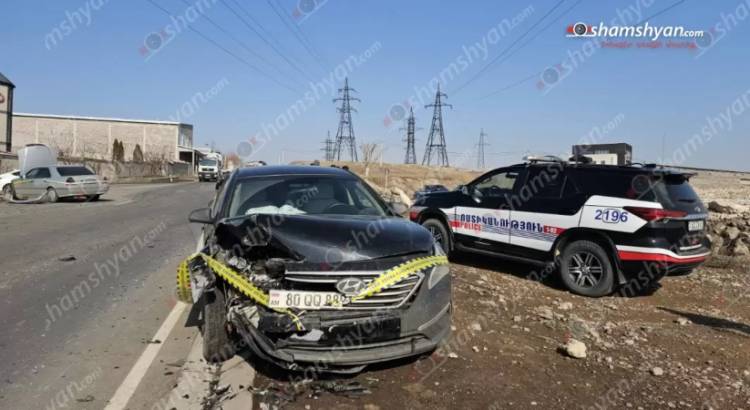 Կոտայքում բախվել են «Hyundai Sonata» և «Mercedes», վիրավnր կա. Shamshyan