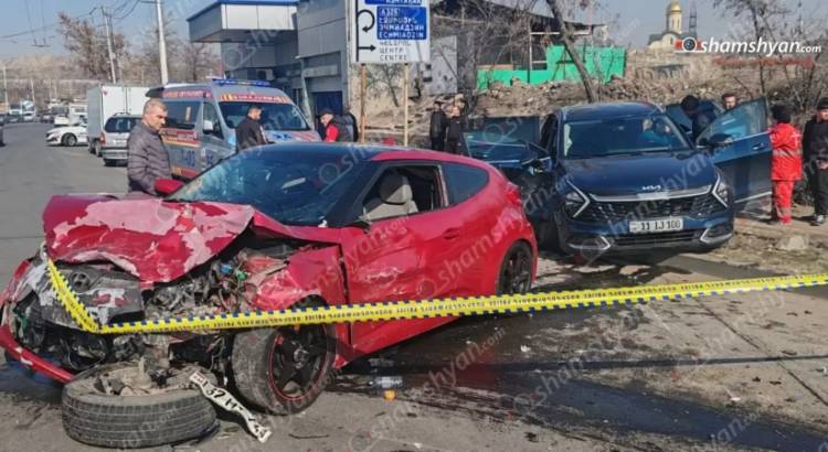 Երևանում բախվել են «Hyundai» ու «Kia», վիրավnրներ կան․ Shamshyan