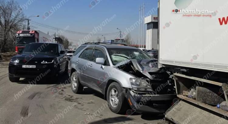 Երևանում բախվել են «Lexus» ու «Volvo» բեռնատար. Shamshyan