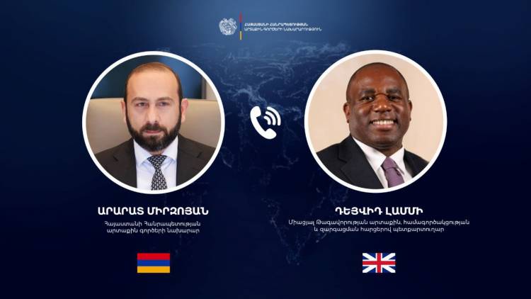 Միրզոյանը շնորհակալություն է հայտնել Դեյվիդ Լամմիին` «խաղաղության համաձայնագրի» վերաբերյալ ՄԲ դիրքորոշման համար