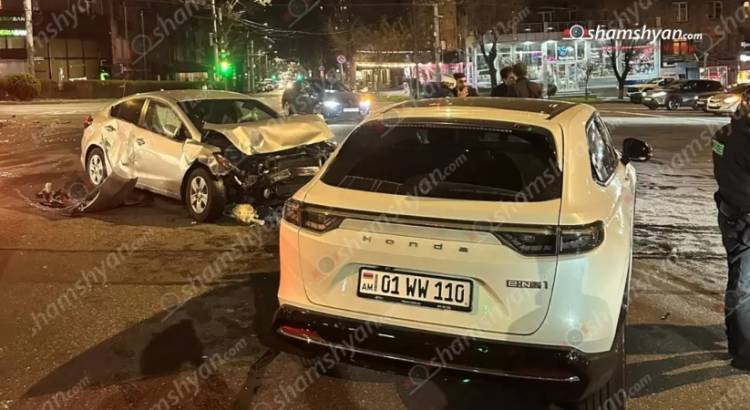 Վթար՝ Երևանում, բախվել են «Toyota», «Kia» և «Honda»․ Shamshyan