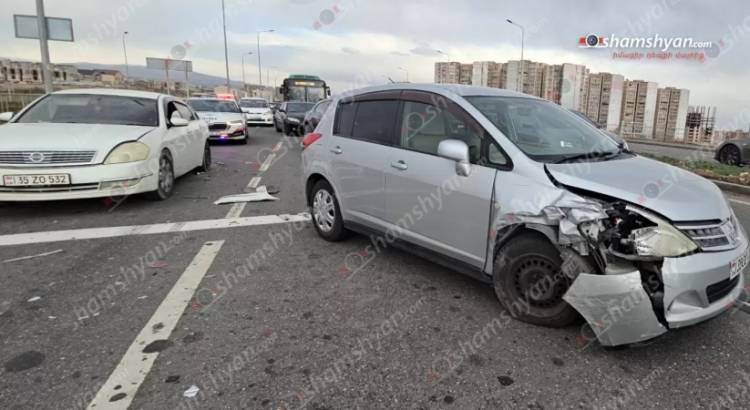 «Կարմիր խաչ»-ի մոտ բախվել են «Nissan»-ներ, խցանումն անցել է մոտ 1 կիլոմետրը․ Shamshyan