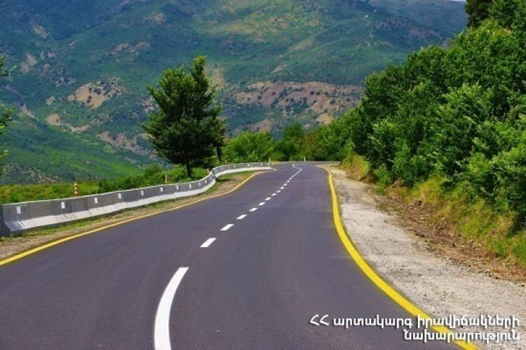 ՀՀ տարածքում ավտոճանապարհները հիմնականում անցանելի են