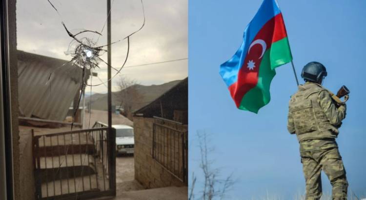 Ադրբեջանական կողմի կրակnցի հետևանքով վնաuված տան լուսանկարները