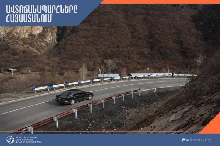 ՀՀ տարածքում ավտոճանապարհները հիմնականում անցանելի են