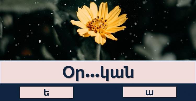 Արդյո՞ք լավ եք տիրապետում մայրենի լեզվին