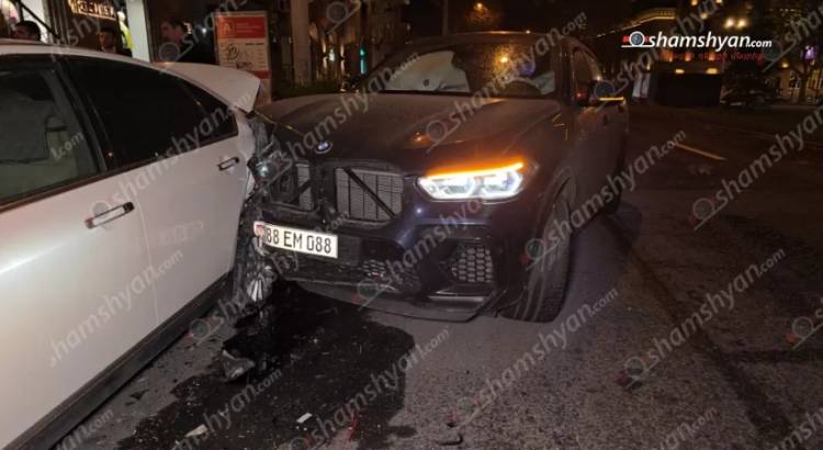 «BMW X6»-ի վարորդը մեքենաների ջարդի հեղինակ է դարձել Սայաթ-Նովա պողոտայում․ Shamshyan