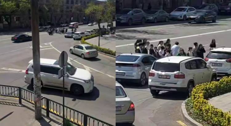 Փողոցը չթույլատրված հատվածով հատած ուսուցչուհու և ծնողների նկատմամբ կազմվել են արձանագրություններ