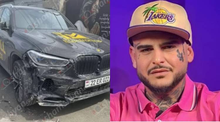 Երևանում Toyota-ն բախվել է հայտնի բլոգեր «222 Lava»-ի BMW X6-ին
