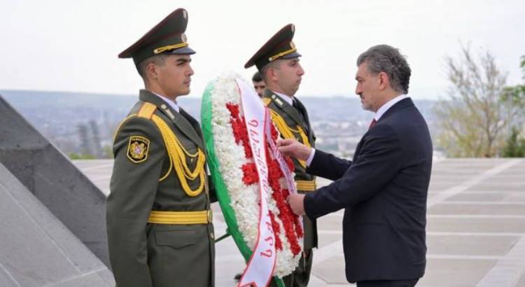 Վրաստանի նախագահն այցելել է Ծիծեռնակաբերդ