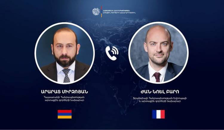 Հայաստանի և Ֆրանսիայի ԱԳ նախարարները մտքեր են փոխանակել գործընկերության խորացմանն ուղղված քայլերի շուրջ