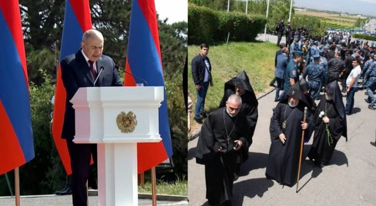 Այս տարի կաթողիկոս չկար, որ քաշքշեին, սահմանափակվեցին շարքային քաղաքացիների մուտքը արգելելով