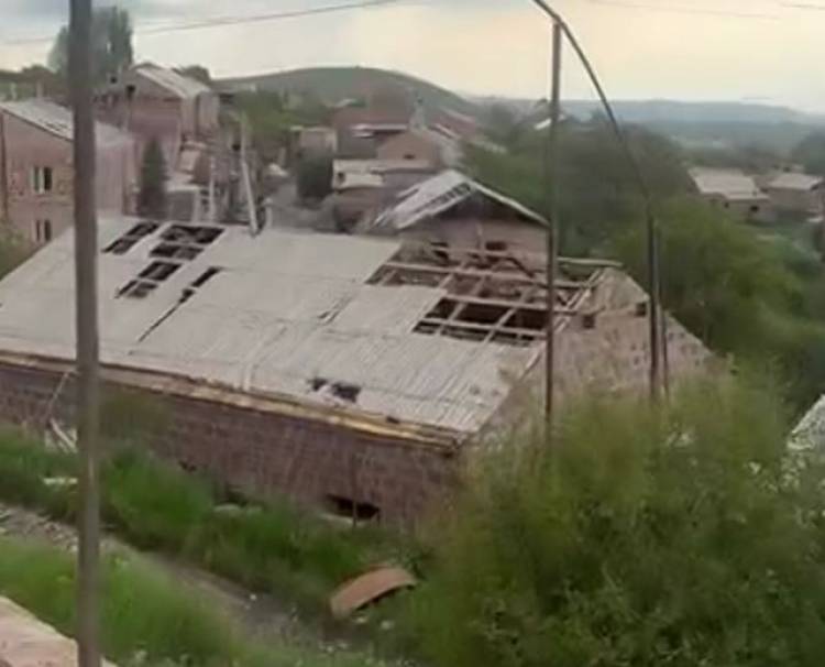 Արթիկը՝ այսօրվա տորնադոյից հետո (տեսանյութ)